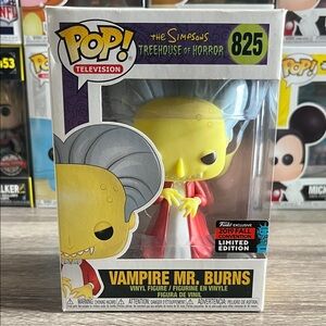 Funko Pop Vampire Mr Burns from the Simpsons Treehouse of Horror